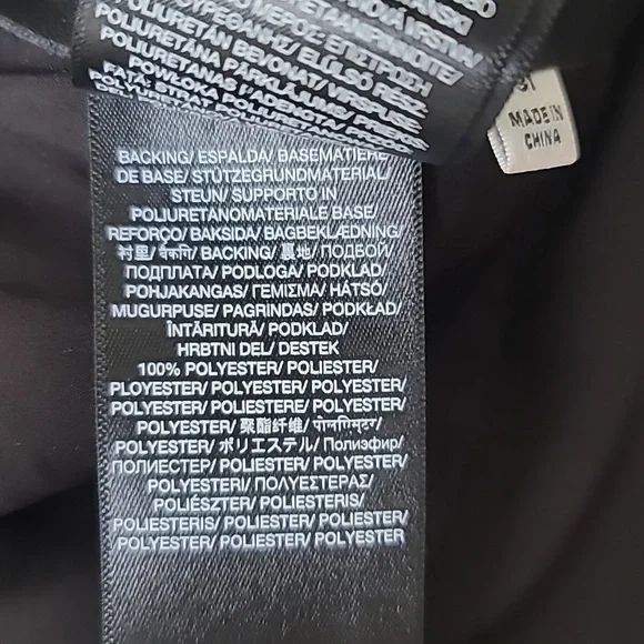 7 For All Mankind Faux Leather Straight Leg Pants, Size 31, Color Black - Picture 11 of 12